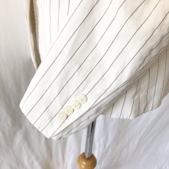 Faconnable pinstripe blazer size 2 - Picture 7 of 10
